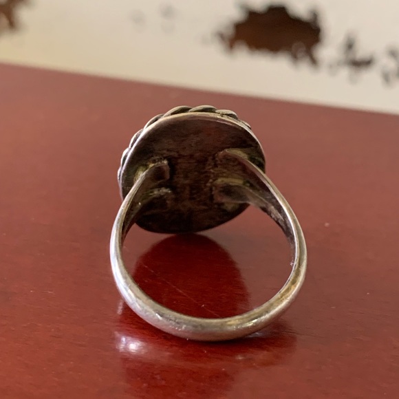 Vintage, Sterling Silver Tiger’s Eye Ring- size 8.75 - Picture 3 of 3